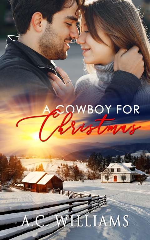 Book cover A Cowboy for Christmas sweet clean holiday novella